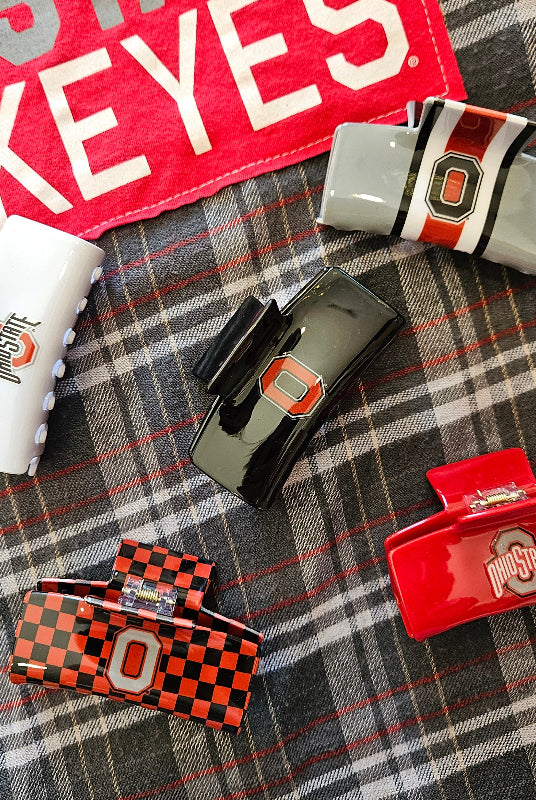 Shop Ohio State® - Claw Clip- at Ruby Joy Boutique, a Women's Clothing Store in Pickerington, Ohio