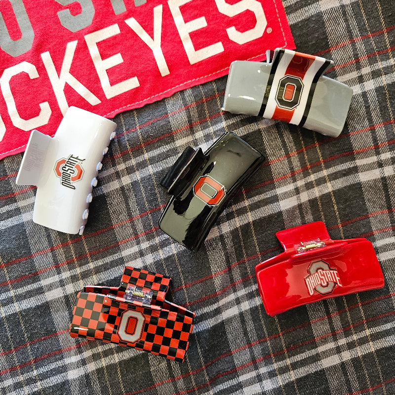 Shop Ohio State® - Claw Clip- at Ruby Joy Boutique, a Women's Clothing Store in Pickerington, Ohio