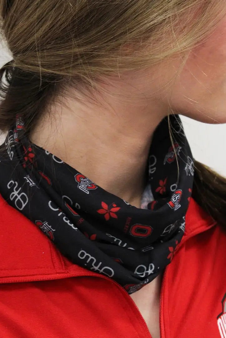 Shop Ohio State® - Infinity Buff/Headwrap-Black at Ruby Joy Boutique, a Women's Clothing Store in Pickerington, Ohio