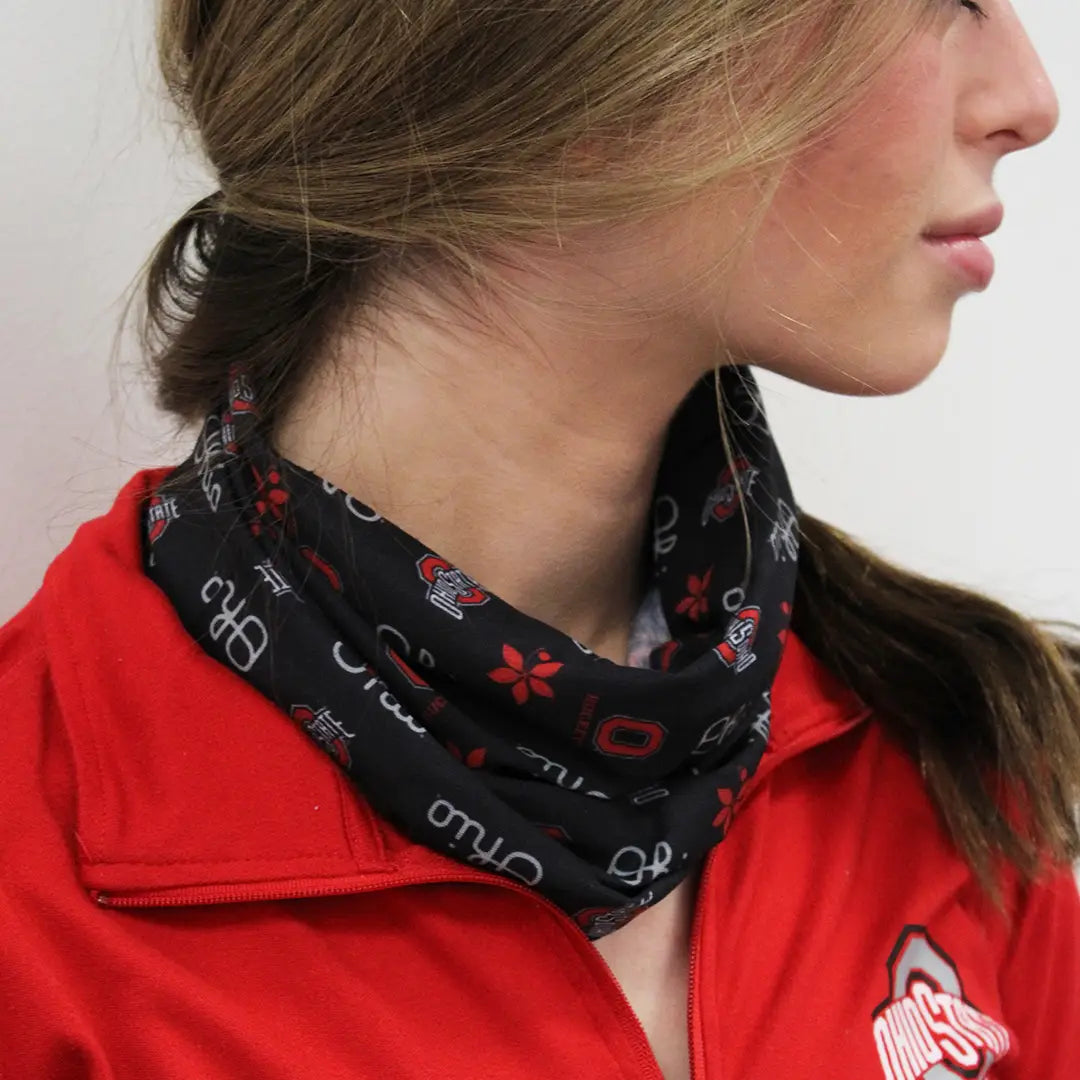 Shop Ohio State® - Infinity Buff/Headwrap-Black at Ruby Joy Boutique, a Women's Clothing Store in Pickerington, Ohio