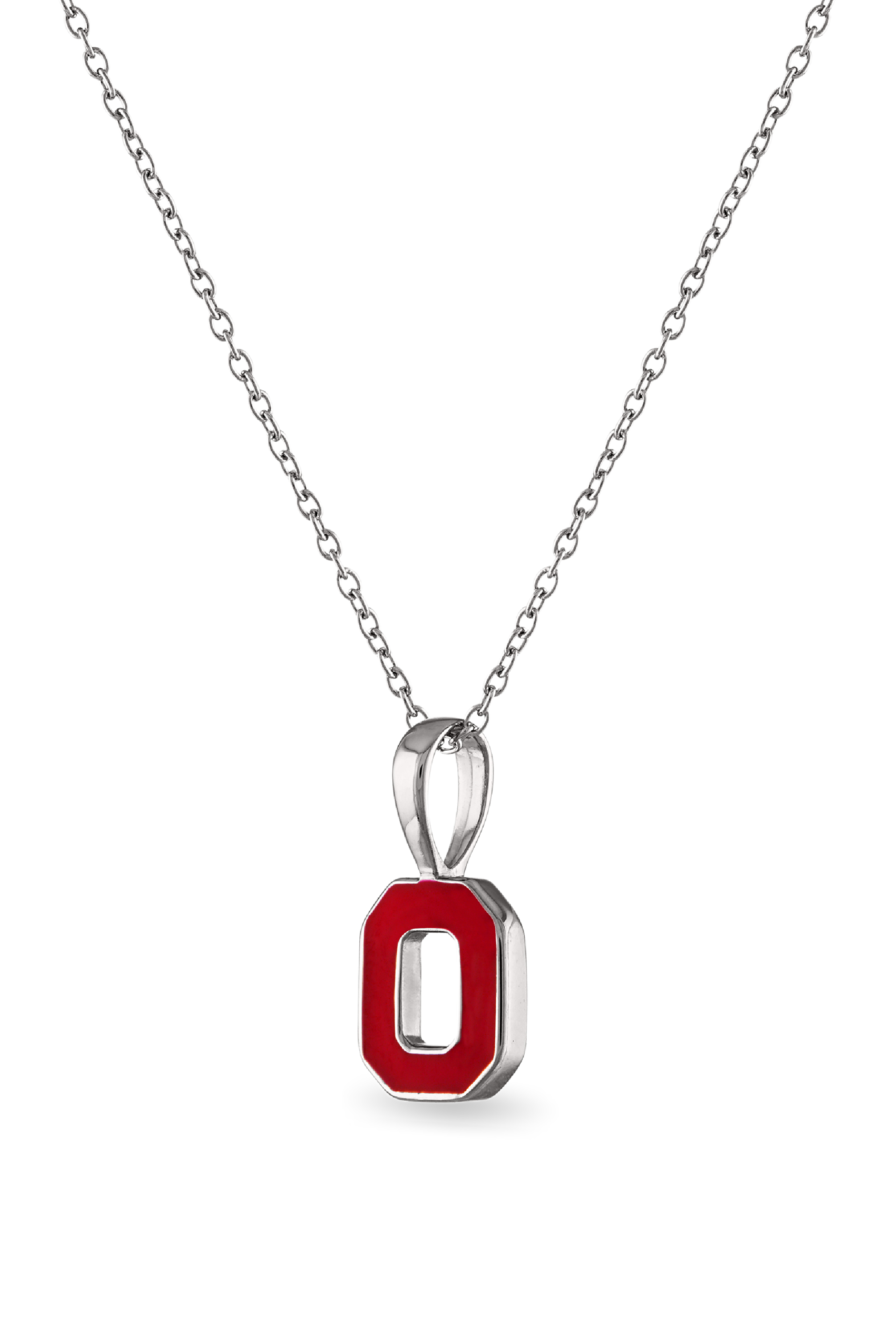 Shop Ohio State Petite Block O Necklace- at Ruby Joy Boutique, a Women's Clothing Store in Pickerington, Ohio