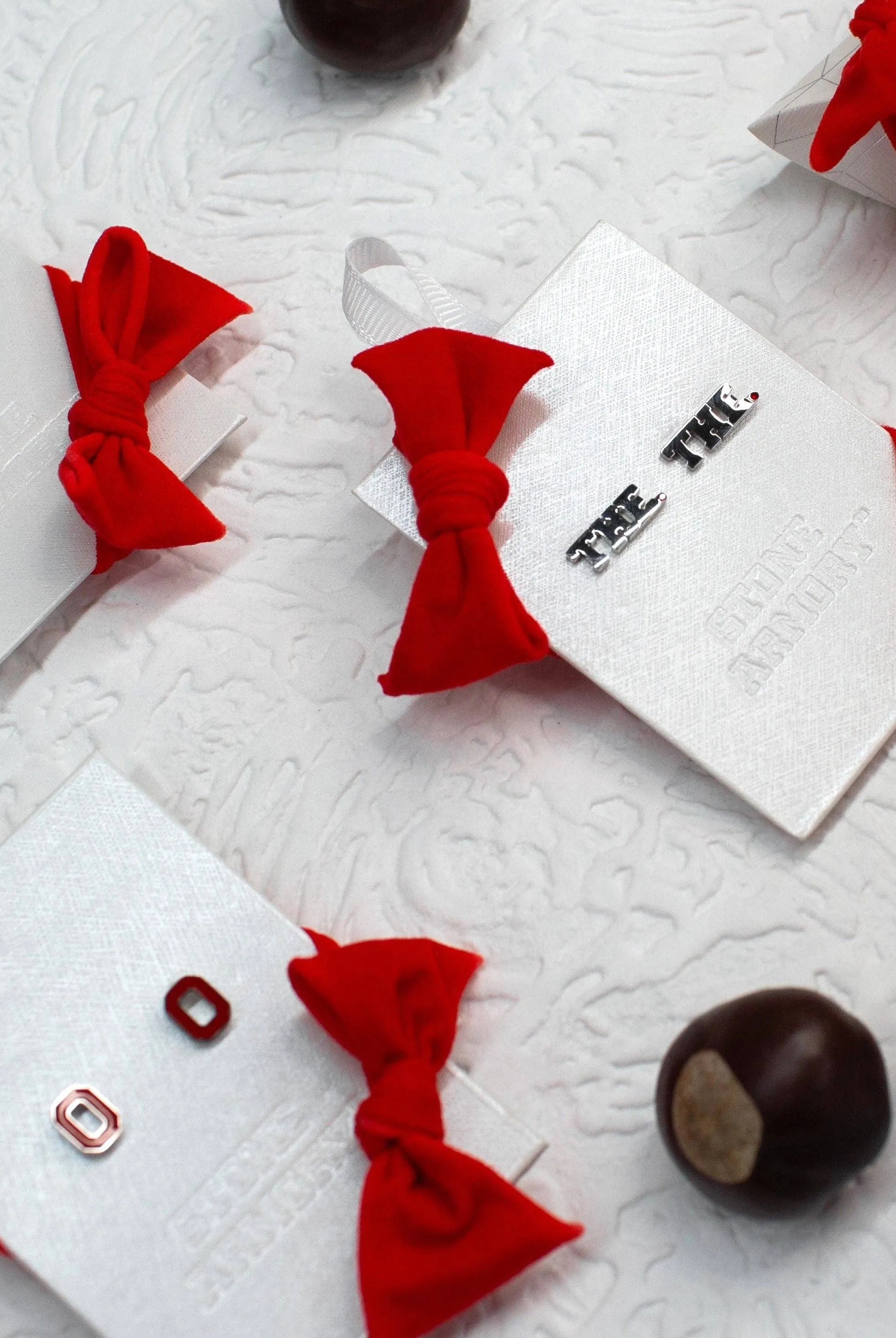 Shop Ohio State Petite Block O Stud Earrings- at Ruby Joy Boutique, a Women's Clothing Store in Pickerington, Ohio