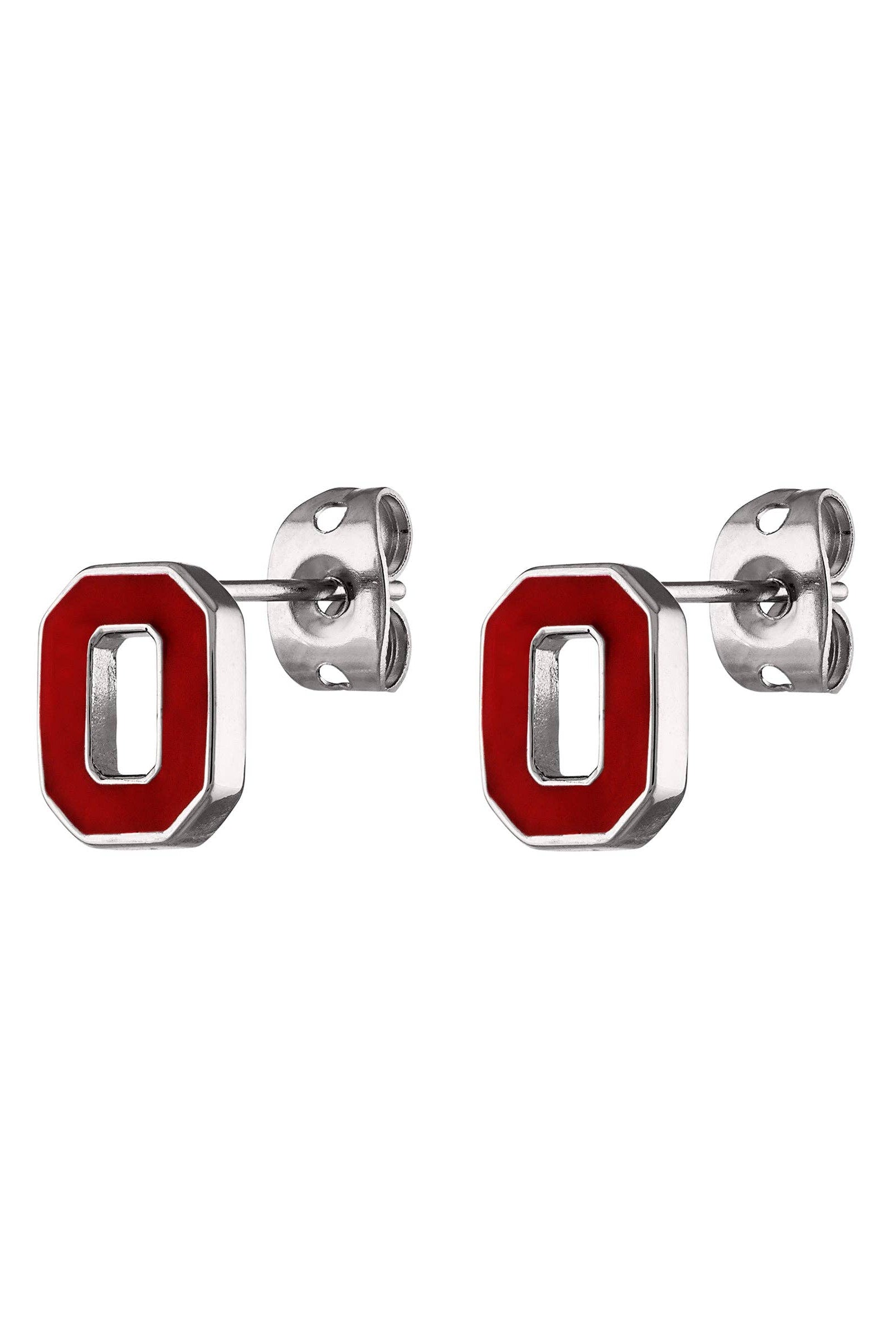 Shop Ohio State Petite Block O Stud Earrings- at Ruby Joy Boutique, a Women's Clothing Store in Pickerington, Ohio