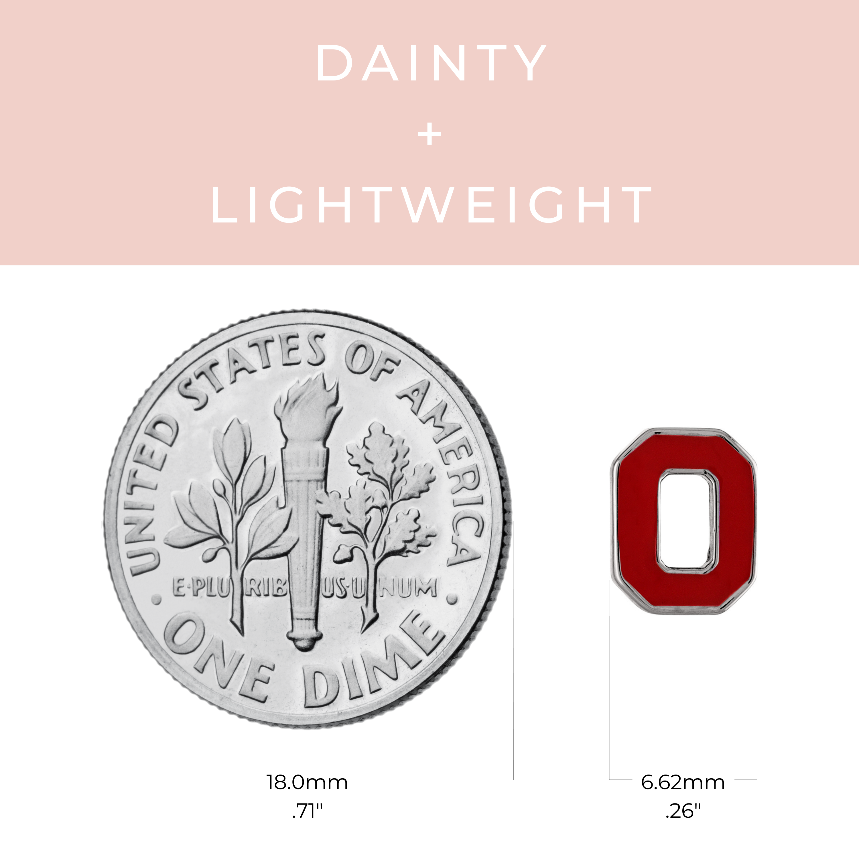 Shop Ohio State Petite Block O Stud Earrings- at Ruby Joy Boutique, a Women's Clothing Store in Pickerington, Ohio