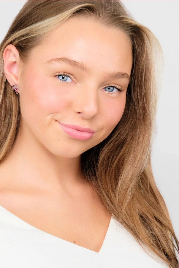 Shop Ohio State Script Oh-io Stud Earrings- at Ruby Joy Boutique, a Women's Clothing Store in Pickerington, Ohio