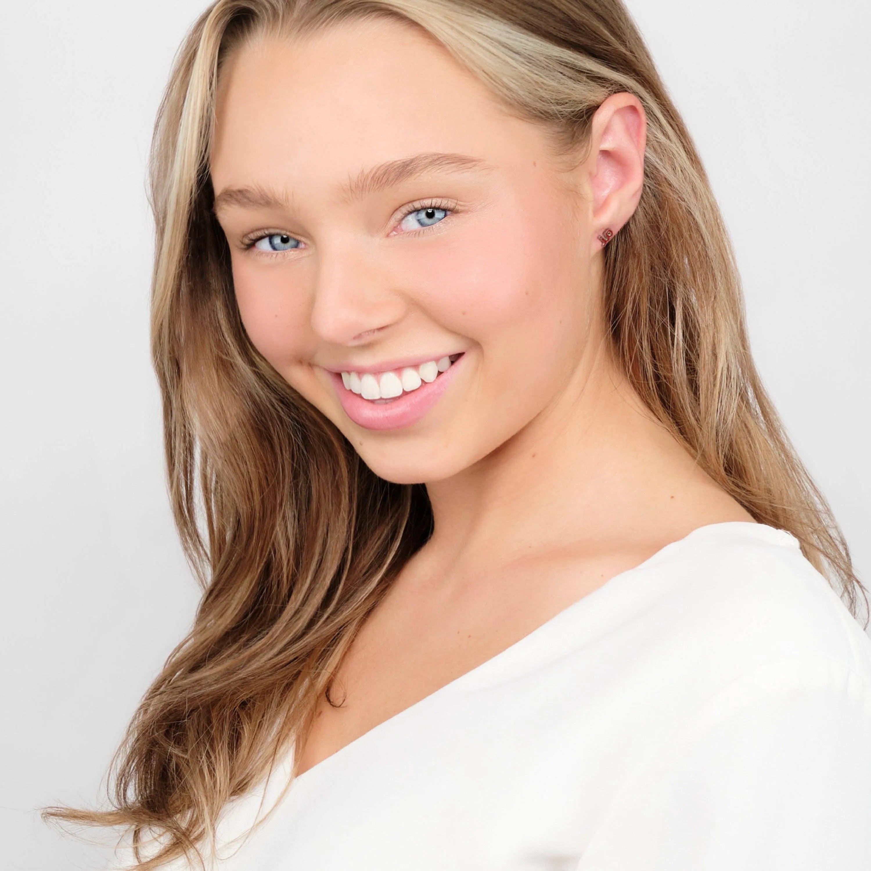 Shop Ohio State Script Oh-io Stud Earrings- at Ruby Joy Boutique, a Women's Clothing Store in Pickerington, Ohio