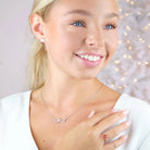 Shop Ohio State Script Ohio Necklace - Stainless Steel- at Ruby Joy Boutique, a Women's Clothing Store in Pickerington, Ohio