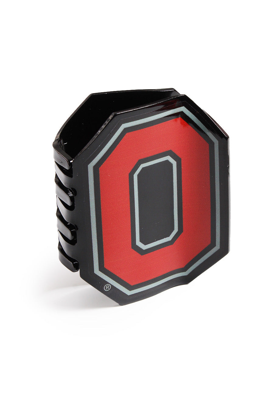 Shop Ohio State® O Statement - Claw Clip-Scarlet on Black at Ruby Joy Boutique, a Women's Clothing Store in Pickerington, Ohio