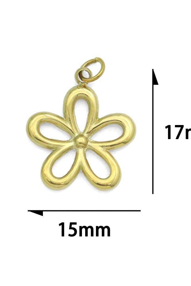 Shop Open Flower Charm- at Ruby Joy Boutique, a Women's Clothing Store in Pickerington, Ohio