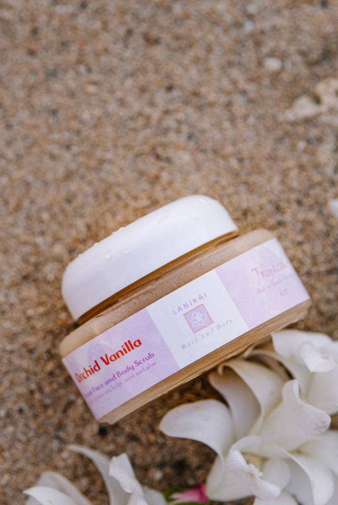 Shop Orchid Vanilla Hawaiian Cane Sugar Body Scrub- at Ruby Joy Boutique, a Women's Clothing Store in Pickerington, Ohio