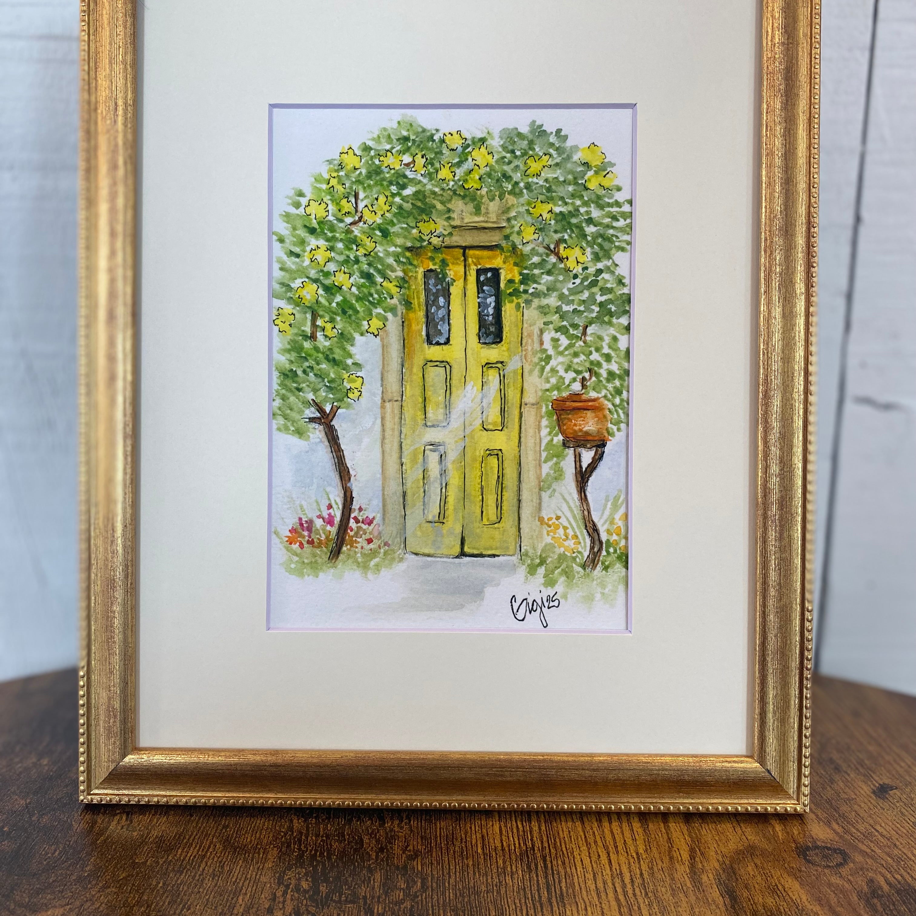 Shop Original Watercolor Prints-Glory Door at Ruby Joy Boutique, a Women's Clothing Store in Pickerington, Ohio