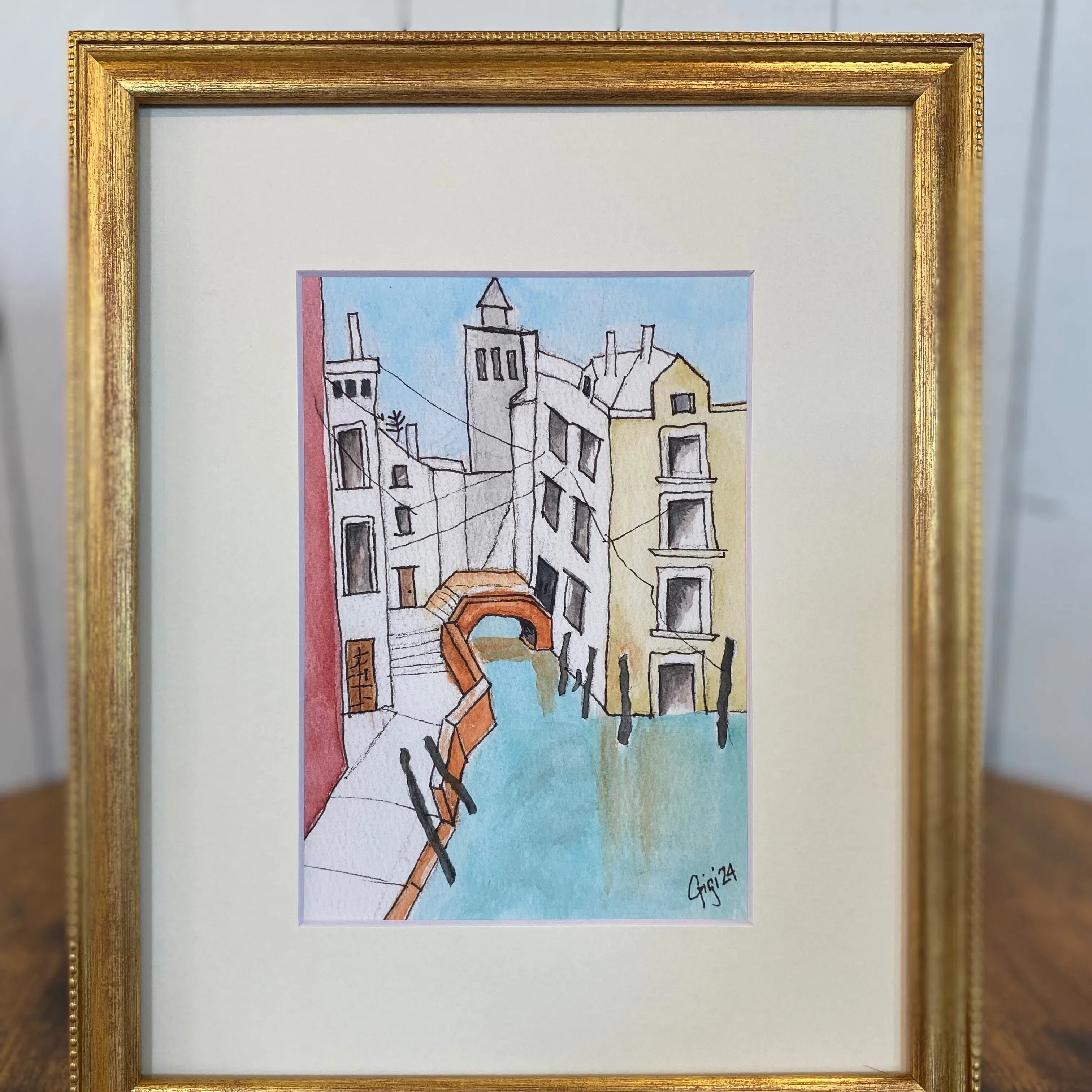 Shop Original Watercolor Prints-Venice at Ruby Joy Boutique, a Women's Clothing Store in Pickerington, Ohio