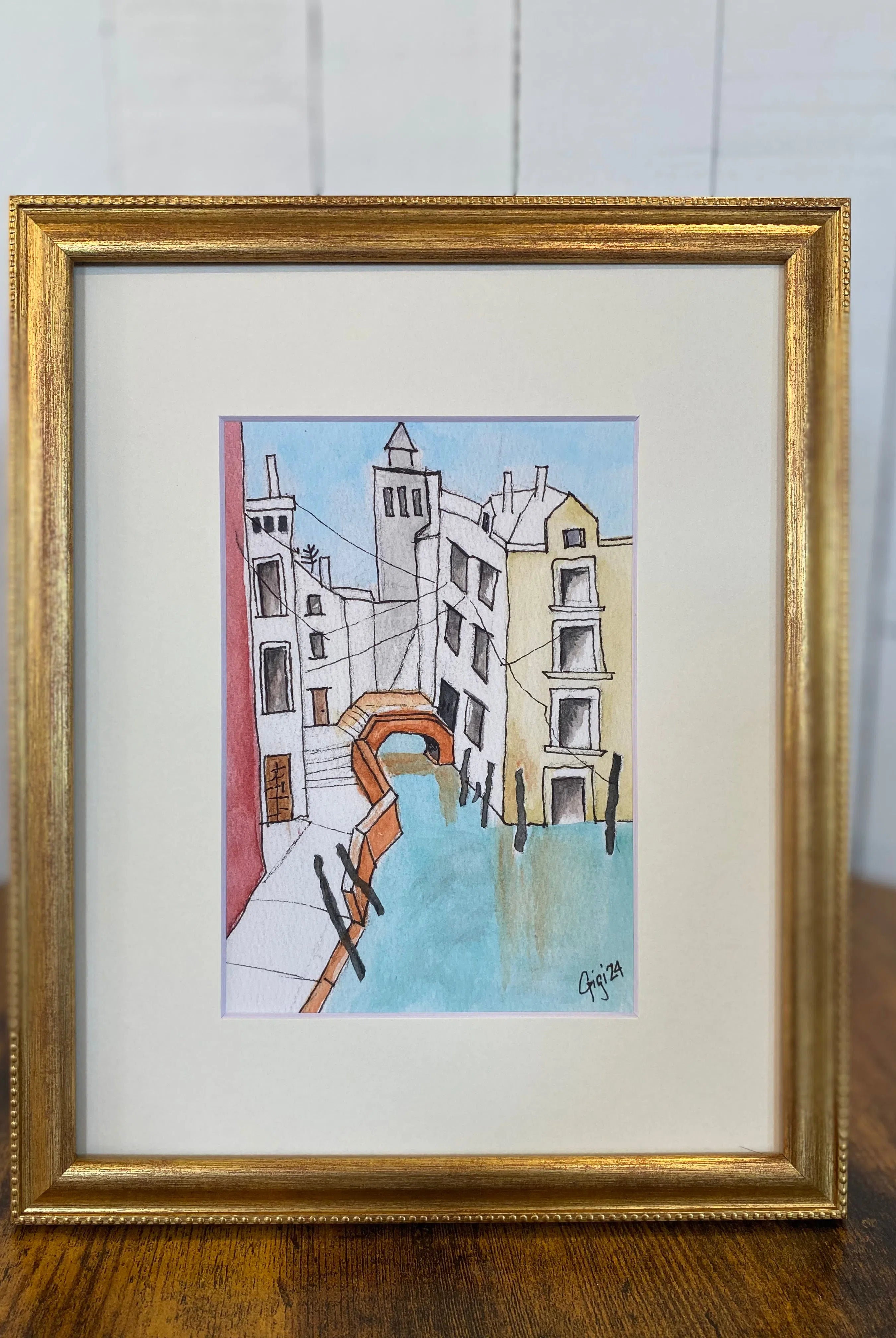 Shop Original Watercolor Prints-Venice at Ruby Joy Boutique, a Women's Clothing Store in Pickerington, Ohio