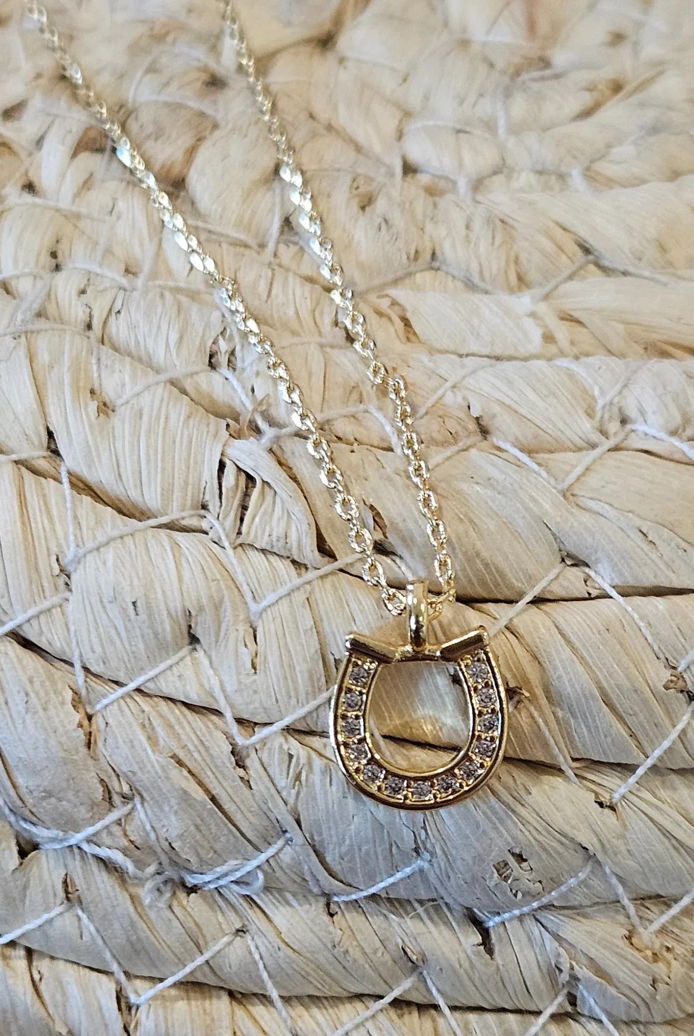 Shop Pave Horseshoe Charm- at Ruby Joy Boutique, a Women's Clothing Store in Pickerington, Ohio