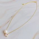 Shop Pearl And Sparkle Duo Necklace- at Ruby Joy Boutique, a Women's Clothing Store in Pickerington, Ohio