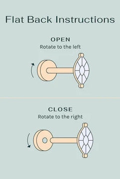 Shop Pearl & Crystal Flat Back Stud Earrings-Earrings at Ruby Joy Boutique, a Women's Clothing Store in Pickerington, Ohio