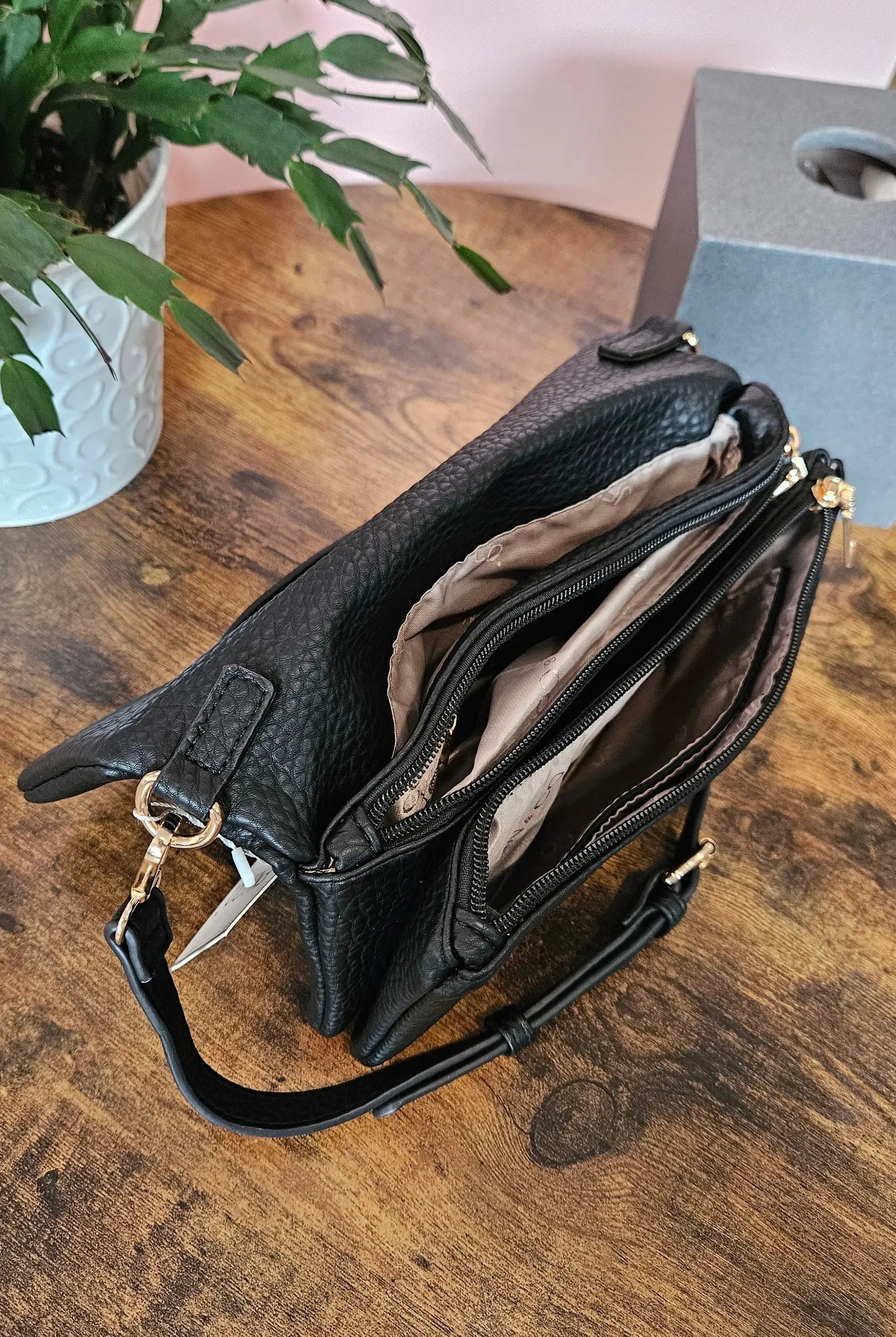 Shop Phiona Studded Crossbody | Black- at Ruby Joy Boutique, a Women's Clothing Store in Pickerington, Ohio