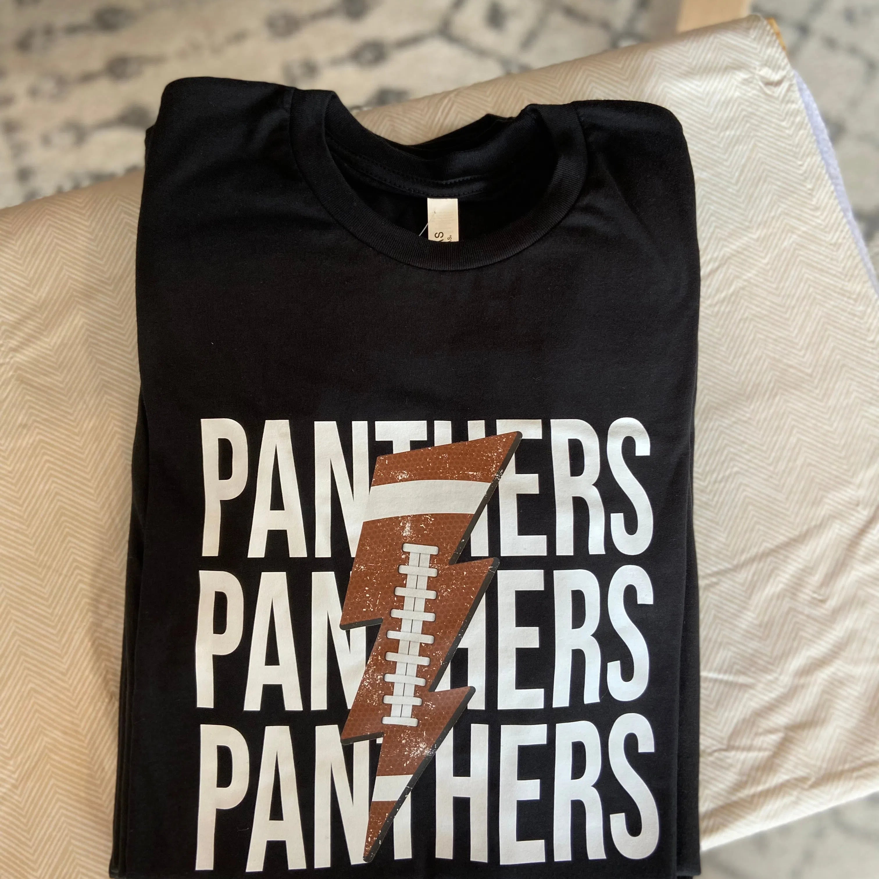 Shop Pickerington Football Lightning Tee - Panthers or Tigers-Graphic Tee at Ruby Joy Boutique, a Women's Clothing Store in Pickerington, Ohio