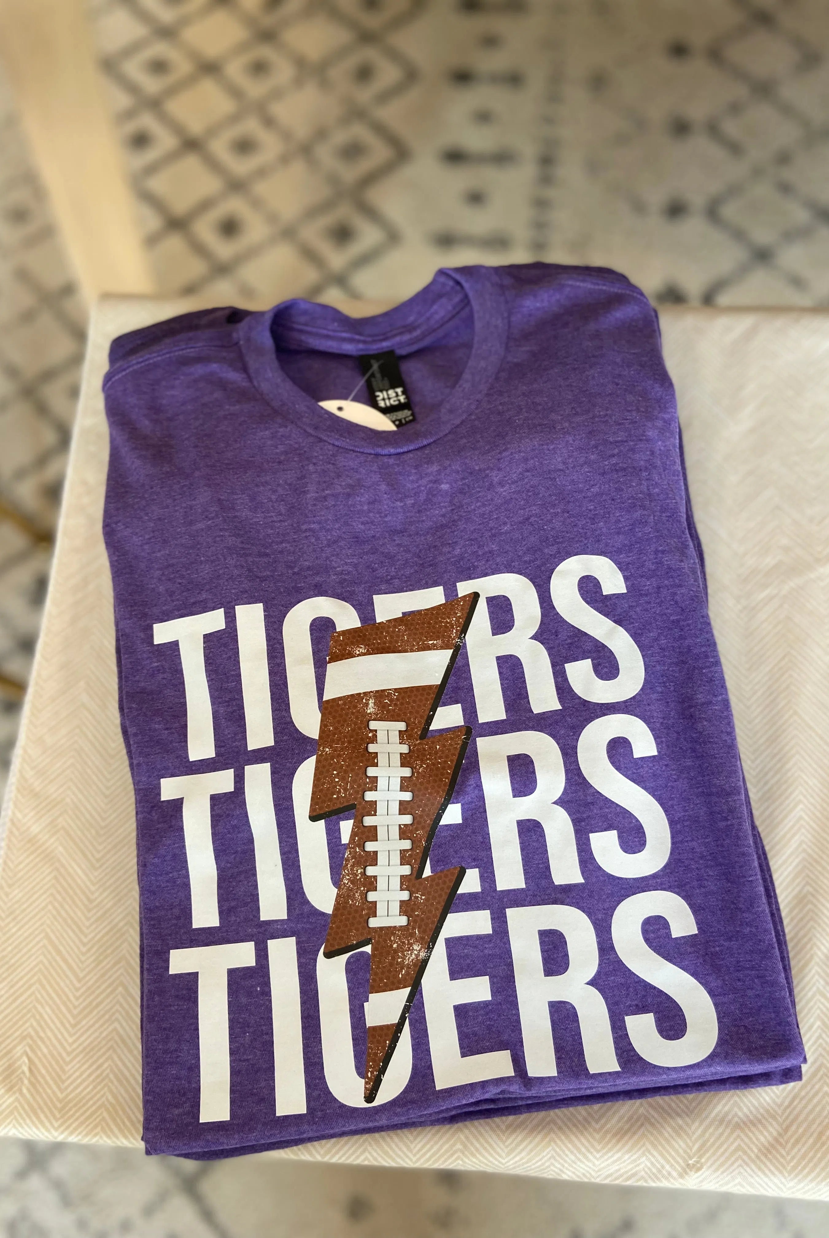 Shop Pickerington Football Lightning Tee - Panthers or Tigers-Graphic Tee at Ruby Joy Boutique, a Women's Clothing Store in Pickerington, Ohio