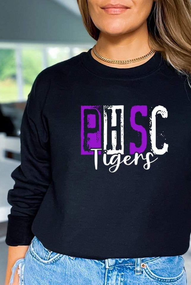 Shop Pickerington Stamped School Letters-Graphic Tee at Ruby Joy Boutique, a Women's Clothing Store in Pickerington, Ohio