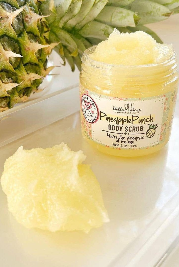 Shop Pineapple Punch Body Scrub-Soaps & Scrubs at Ruby Joy Boutique, a Women's Clothing Store in Pickerington, Ohio
