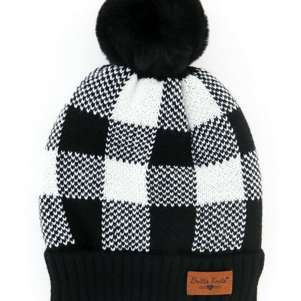 Shop Plush Lined Knit Pom Hat-Winter Hat at Ruby Joy Boutique, a Women's Clothing Store in Pickerington, Ohio
