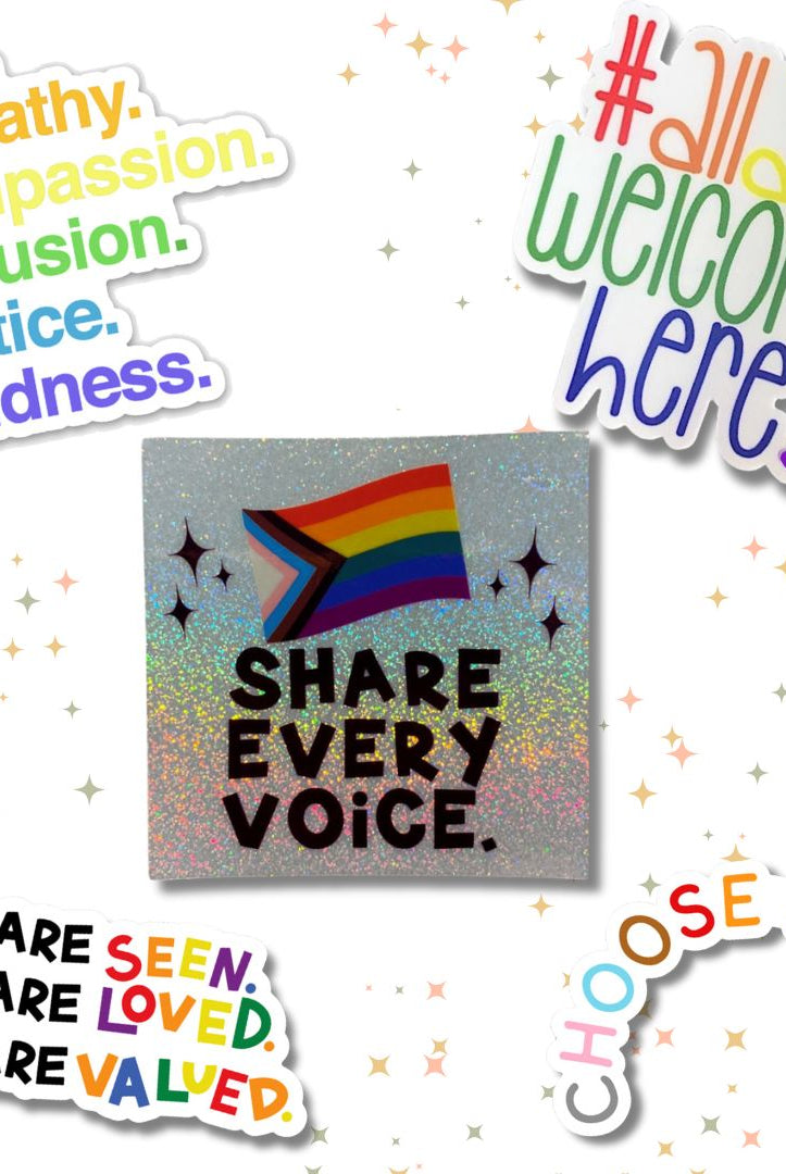 Shop Pride Sticker Pack- at Ruby Joy Boutique, a Women's Clothing Store in Pickerington, Ohio