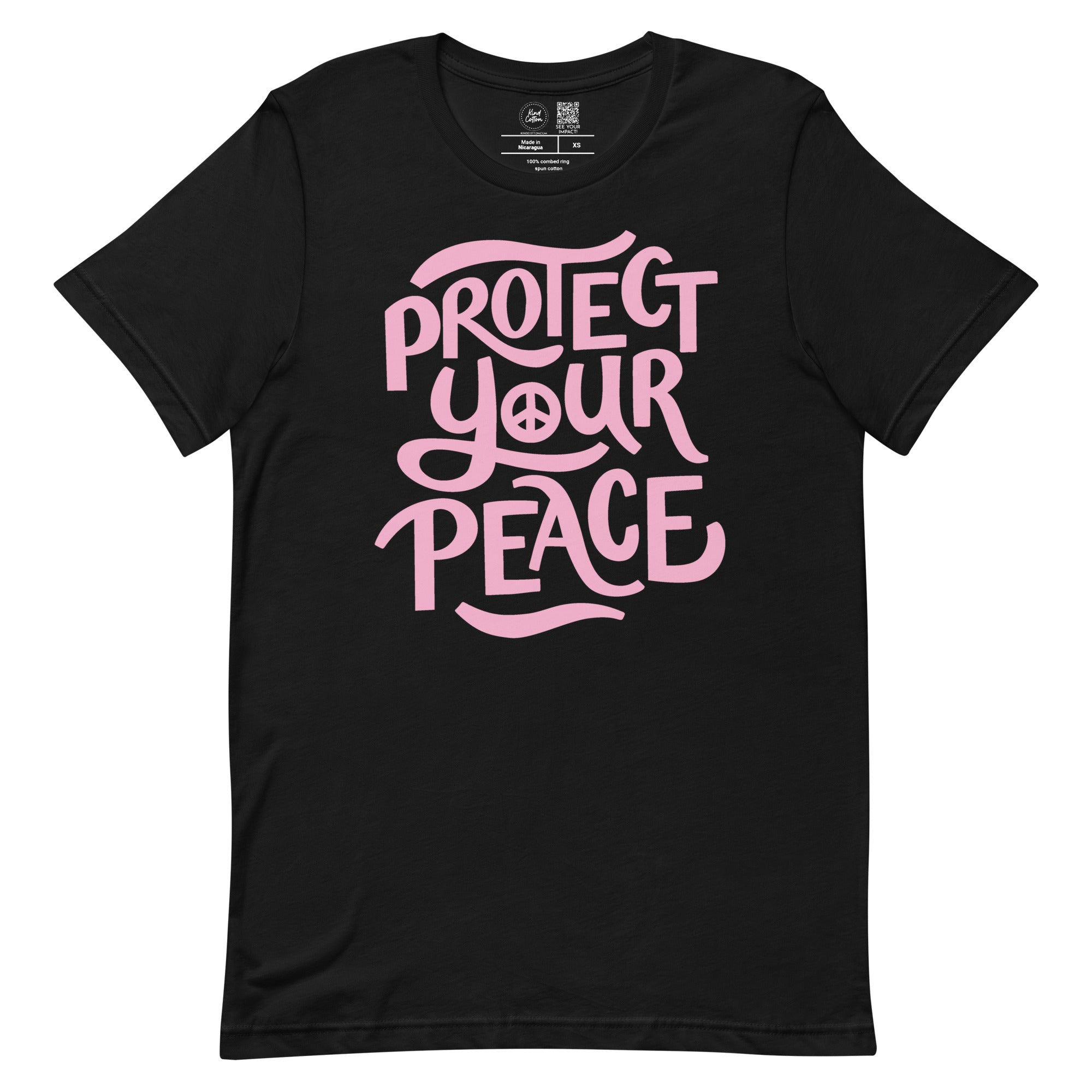 Shop Protect Your Peace Classic Tee-Black at Ruby Joy Boutique, a Women's Clothing Store in Pickerington, Ohio