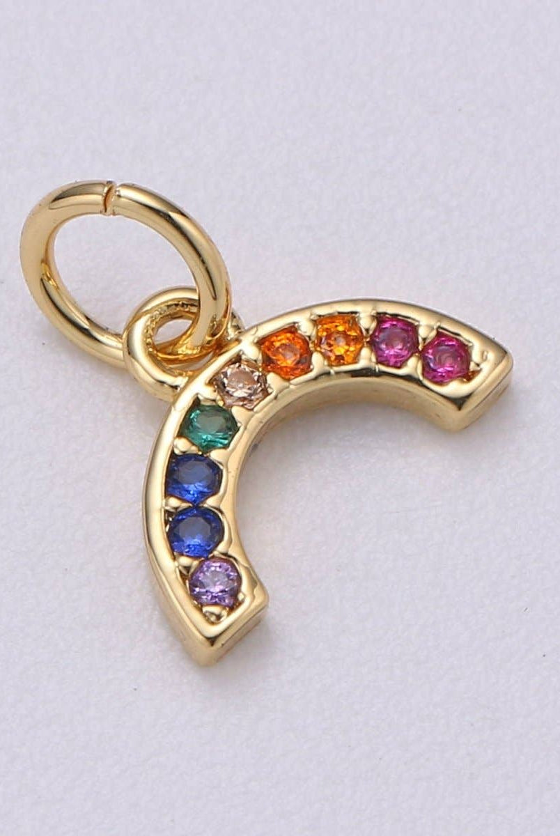 Shop Rainbow Charm 18k Gold Filled- at Ruby Joy Boutique, a Women's Clothing Store in Pickerington, Ohio