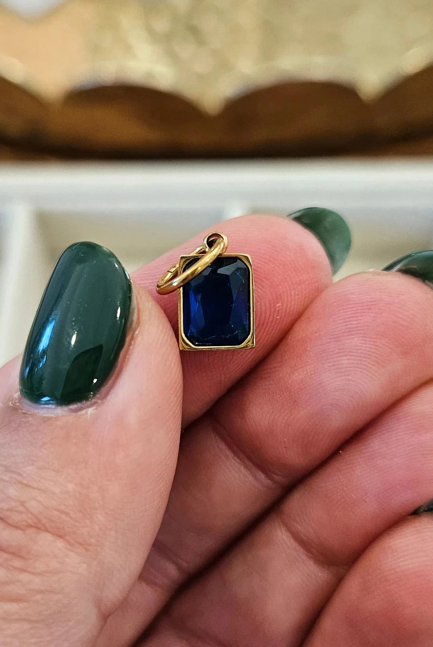 Shop Rectangle Birthstone Charms-Charms at Ruby Joy Boutique, a Women's Clothing Store in Pickerington, Ohio