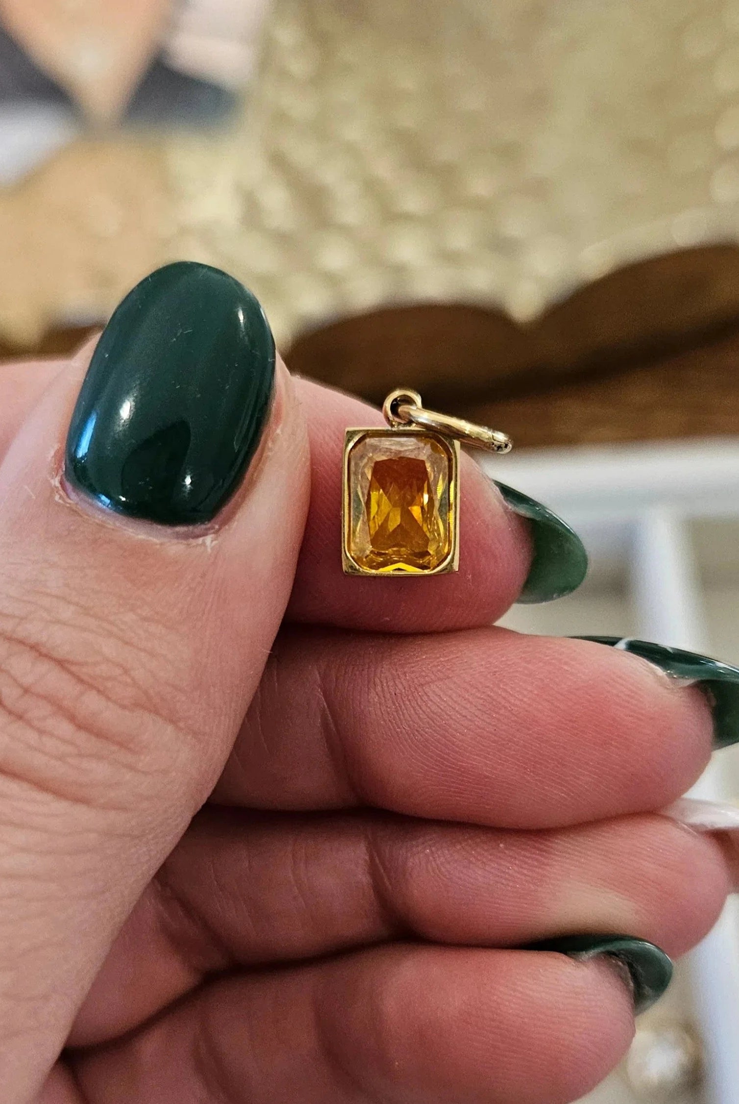 Shop Rectangle Birthstone Charms-Charms at Ruby Joy Boutique, a Women's Clothing Store in Pickerington, Ohio