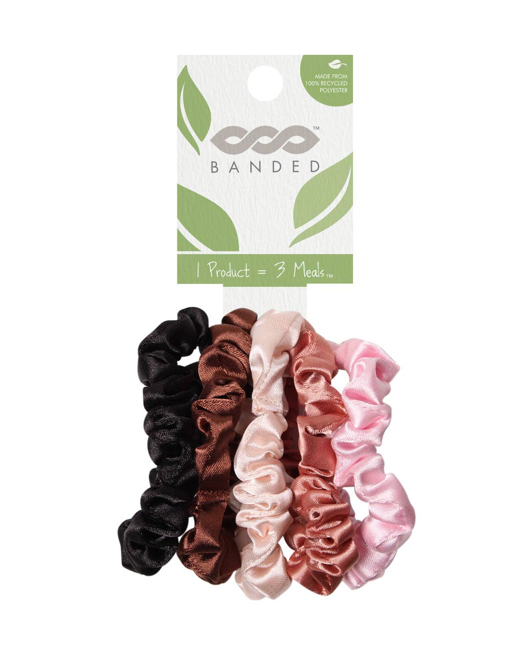 Shop Recycled Skinny Scrunchies | 5 Pack- at Ruby Joy Boutique, a Women's Clothing Store in Pickerington, Ohio