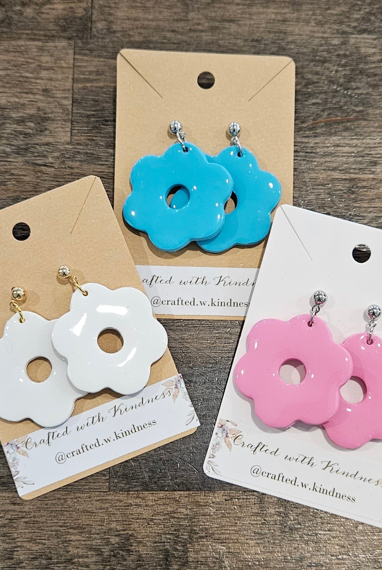 Shop Retro Flower Earrings-Earrings at Ruby Joy Boutique, a Women's Clothing Store in Pickerington, Ohio