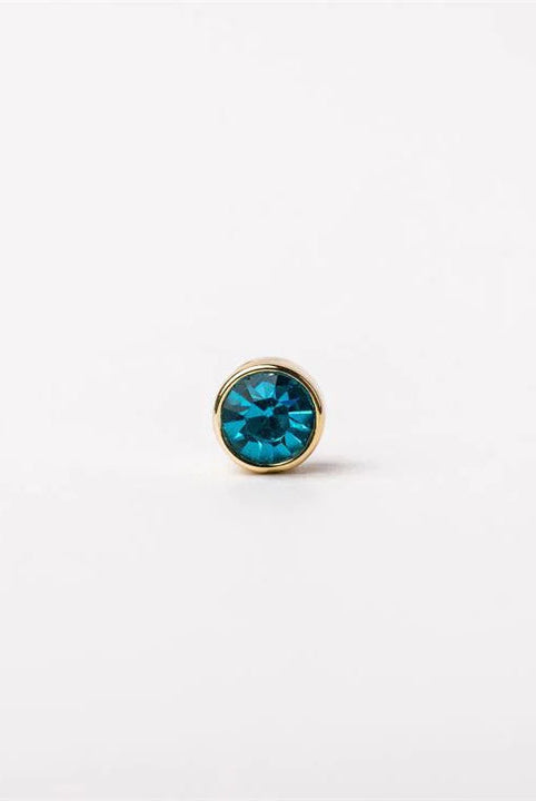 Shop Rhinestone Spacer Charms-Dark aqua at Ruby Joy Boutique, a Women's Clothing Store in Pickerington, Ohio