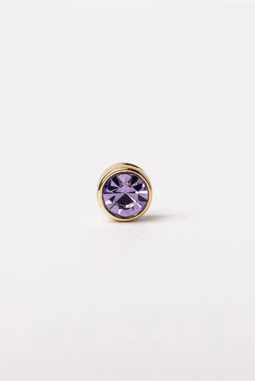 Shop Rhinestone Spacer Charms-Lavender at Ruby Joy Boutique, a Women's Clothing Store in Pickerington, Ohio