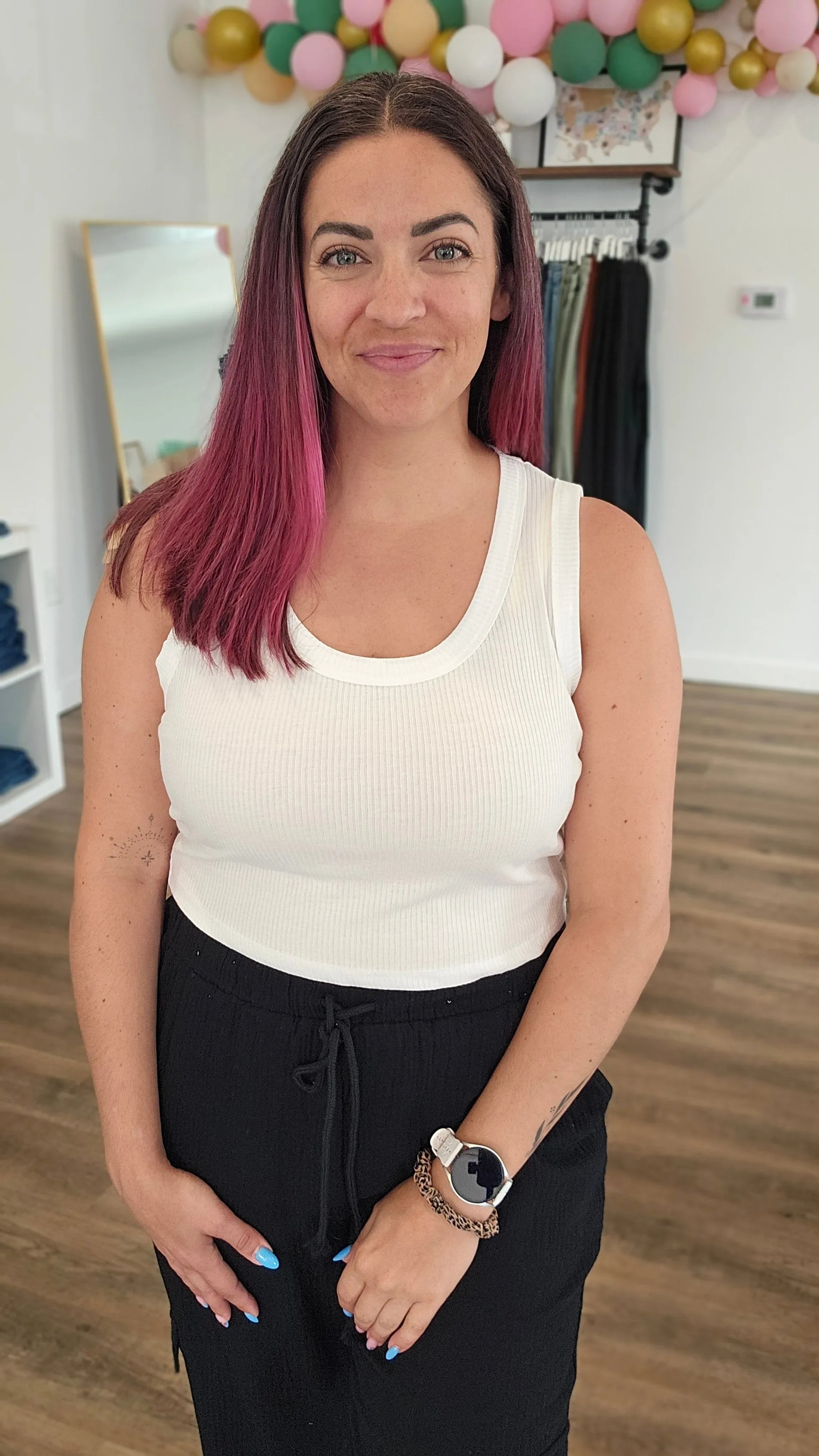 Shop Ribbed Knit Crop Top - Ivory- at Ruby Joy Boutique, a Women's Clothing Store in Pickerington, Ohio