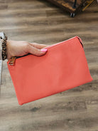 Shop Riley Crossbody/Wristlet Purses-Watermelon at Ruby Joy Boutique, a Women's Clothing Store in Pickerington, Ohio