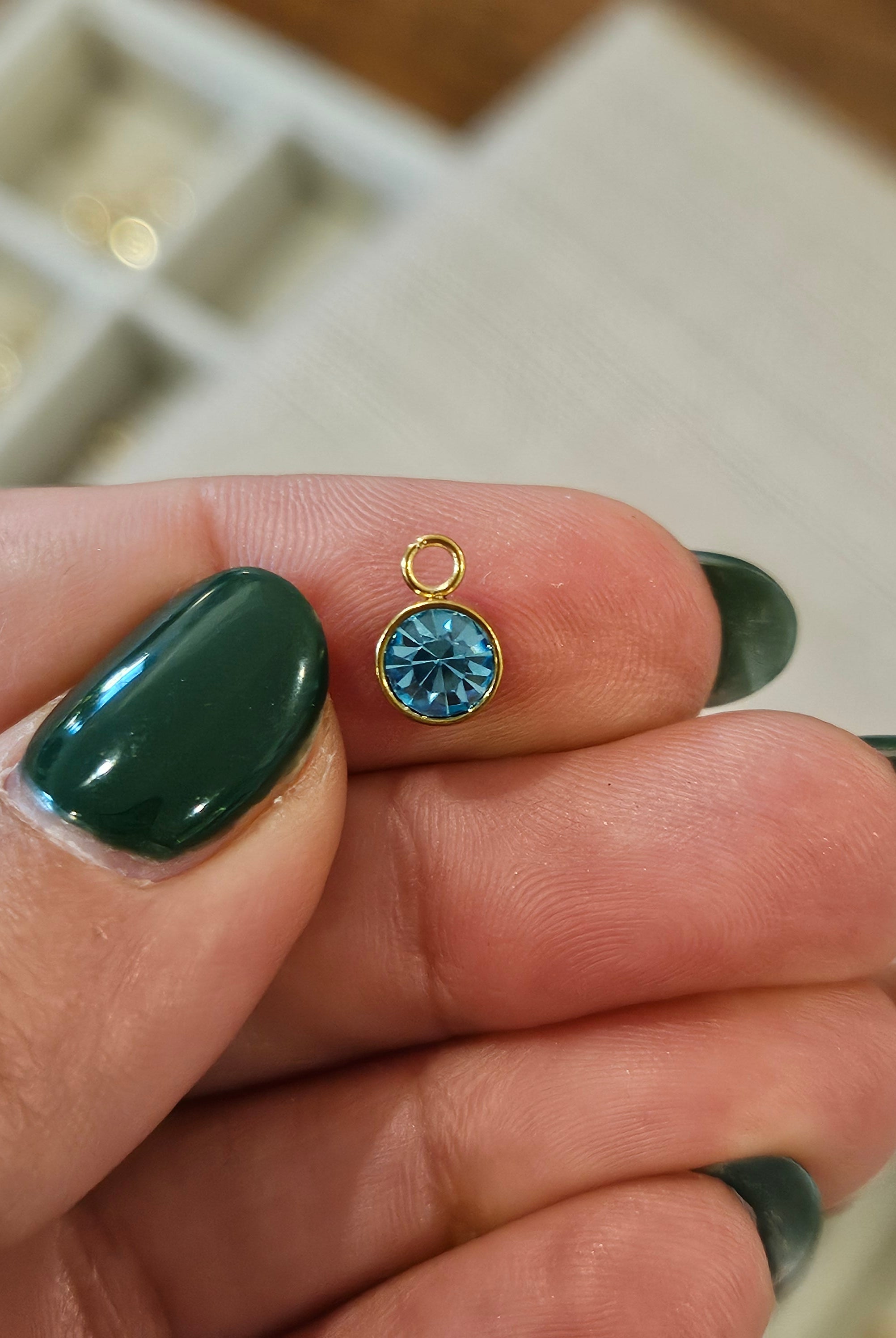 Shop Round Birthstone Charms-Charms at Ruby Joy Boutique, a Women's Clothing Store in Pickerington, Ohio