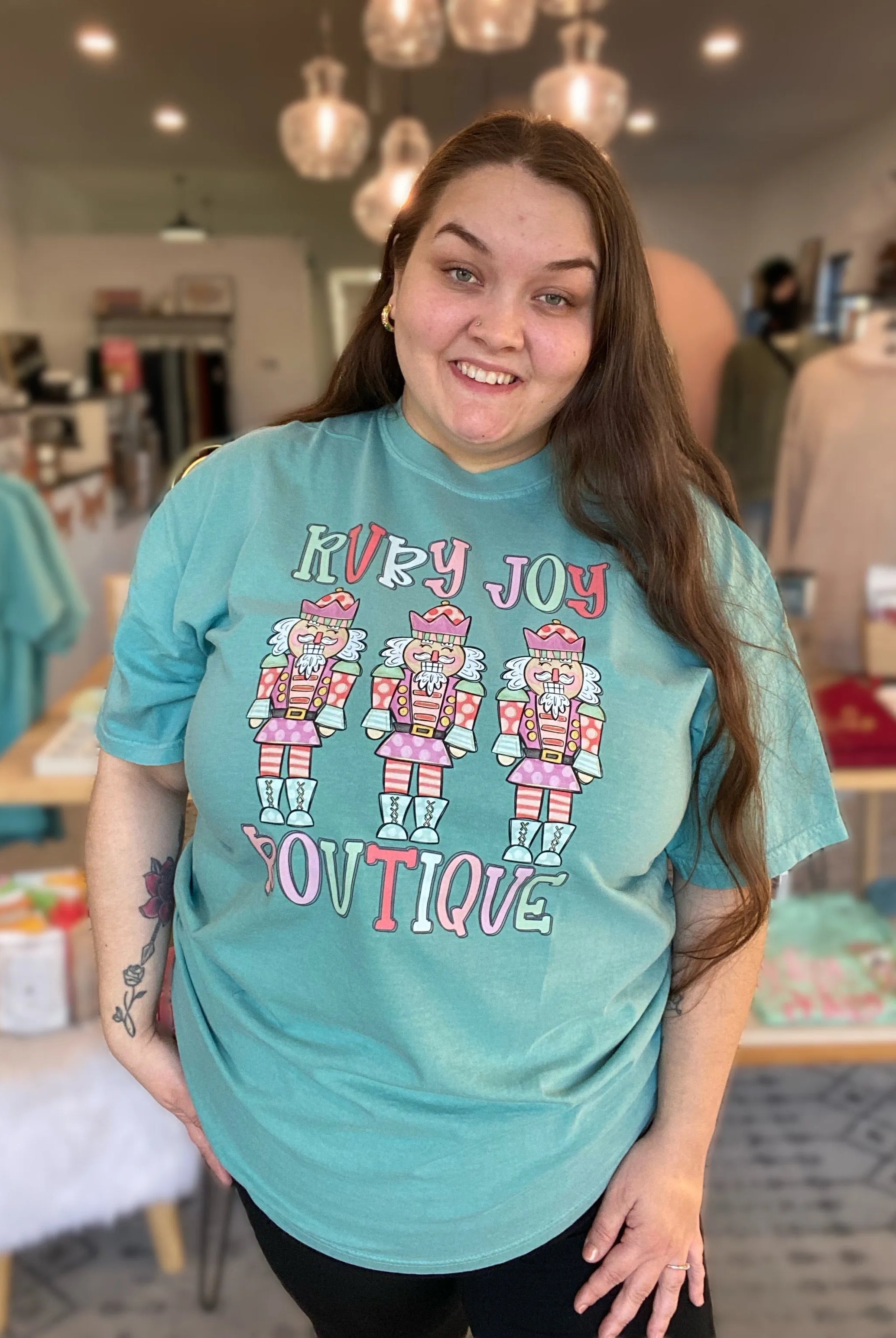 Shop Ruby Joy Boutique Nutcracker Holiday Tee- at Ruby Joy Boutique, a Women's Clothing Store in Pickerington, Ohio