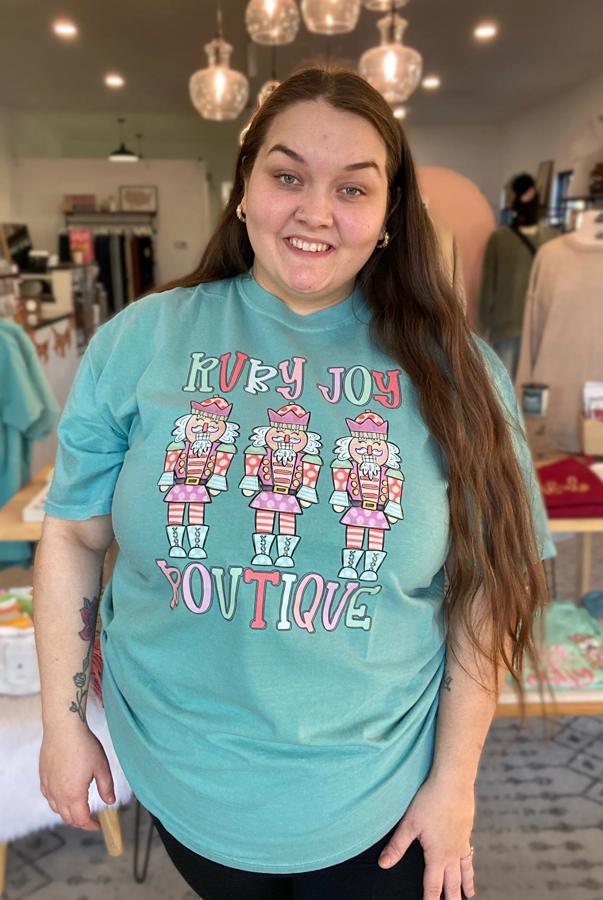 Shop Ruby Joy Boutique Nutcracker Holiday Tee- at Ruby Joy Boutique, a Women's Clothing Store in Pickerington, Ohio