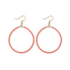 Shop Ruby Solid Beaded Hoop Earrings-Earrings at Ruby Joy Boutique, a Women's Clothing Store in Pickerington, Ohio