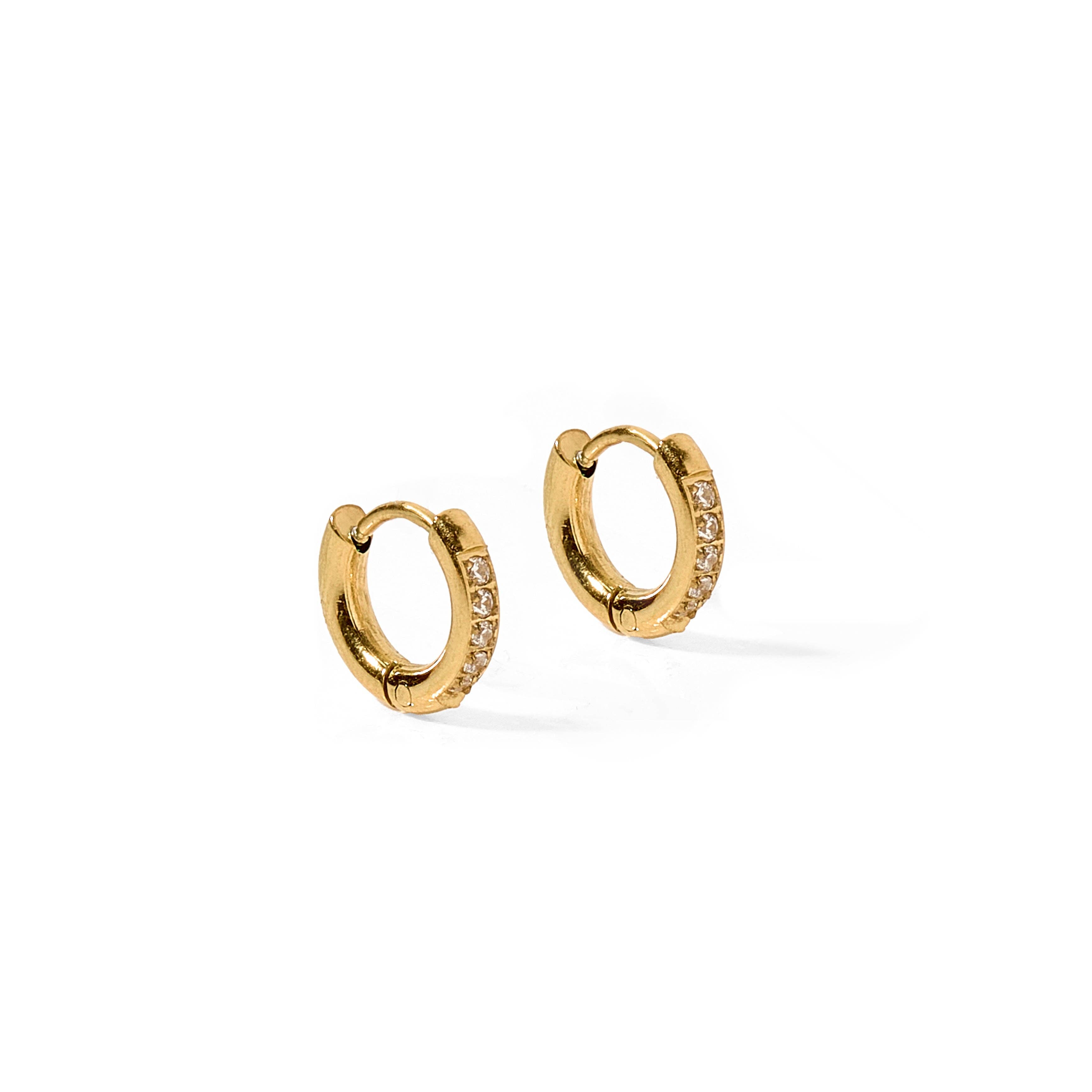 Shop Scarlett Huggie Hoop Earrings - 8mm- at Ruby Joy Boutique, a Women's Clothing Store in Pickerington, Ohio