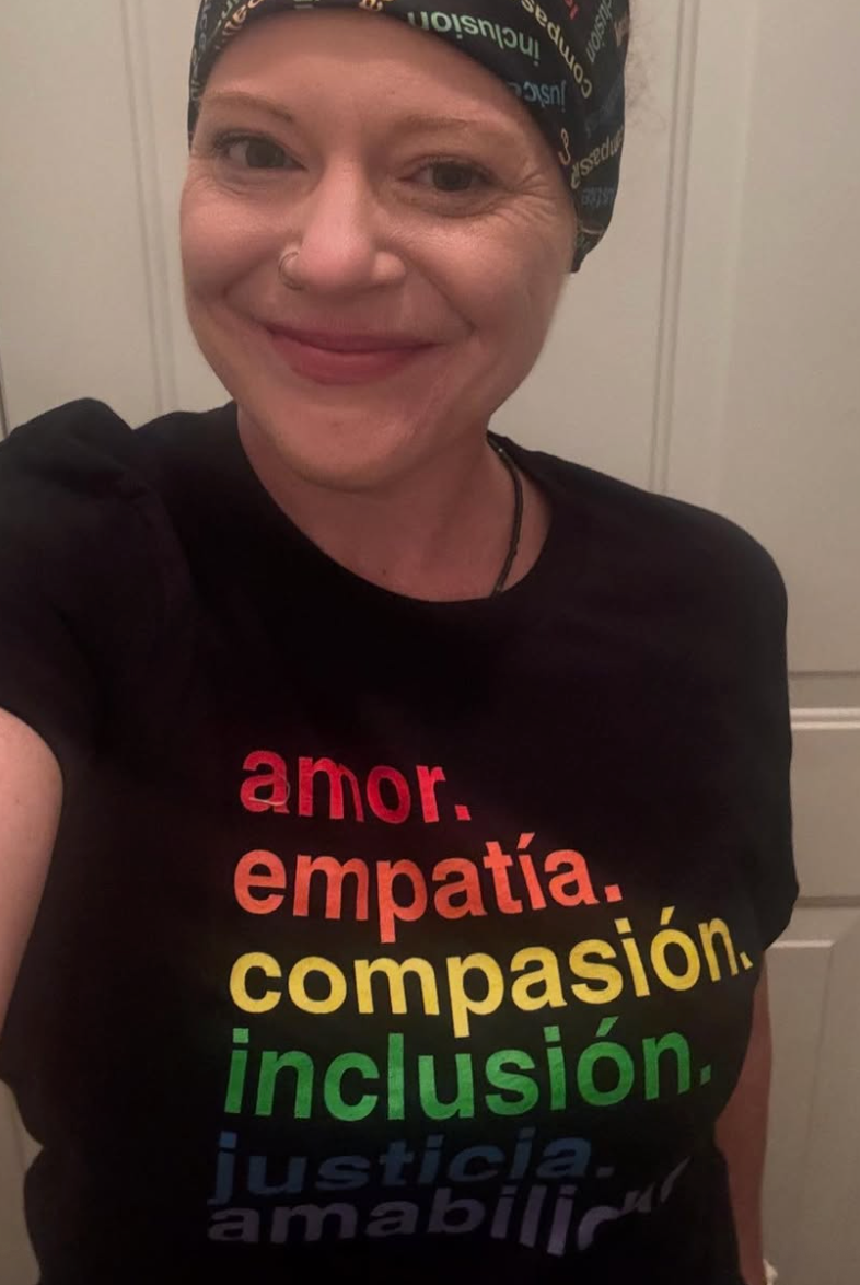 Shop 'Kindness Is' Pride en Español Classic Tee | Kind Cotton- at Ruby Joy Boutique, a Women's Clothing Store in Pickerington, Ohio