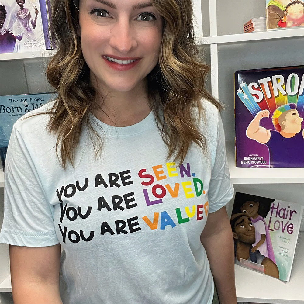 Shop Seen, Loved, Valued Classic Tee | Kind Cotton- at Ruby Joy Boutique, a Women's Clothing Store in Pickerington, Ohio