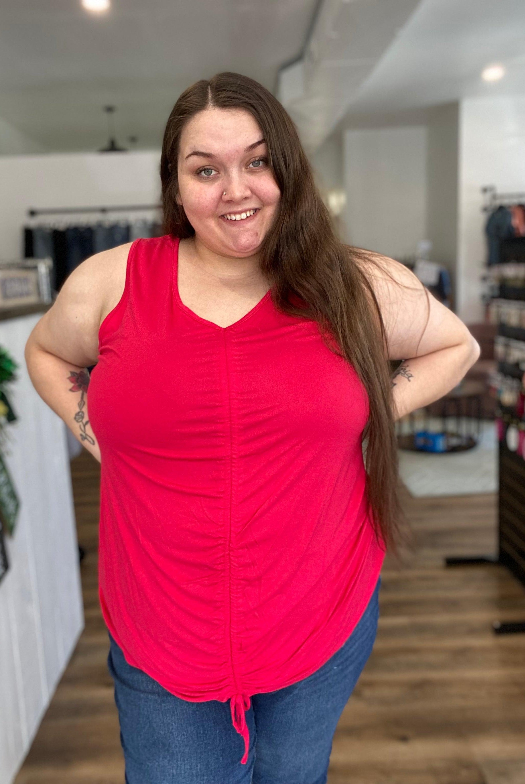 Shop Shine Bright Tank-Tank Top at Ruby Joy Boutique, a Women's Clothing Store in Pickerington, Ohio