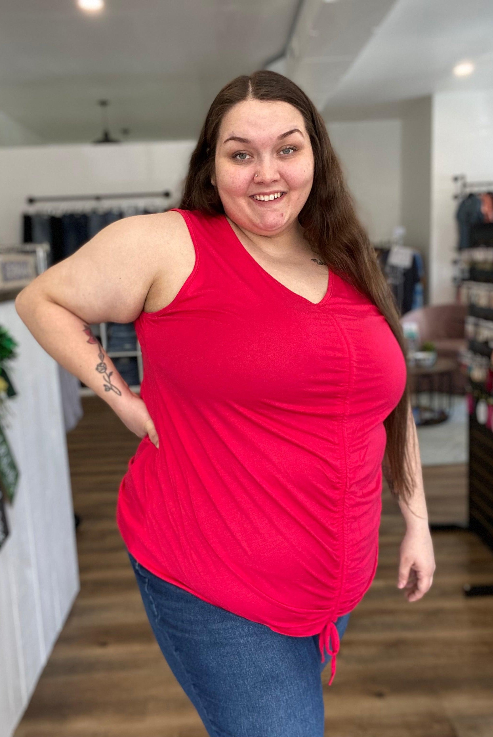 Shop Shine Bright Tank-Tank Top at Ruby Joy Boutique, a Women's Clothing Store in Pickerington, Ohio