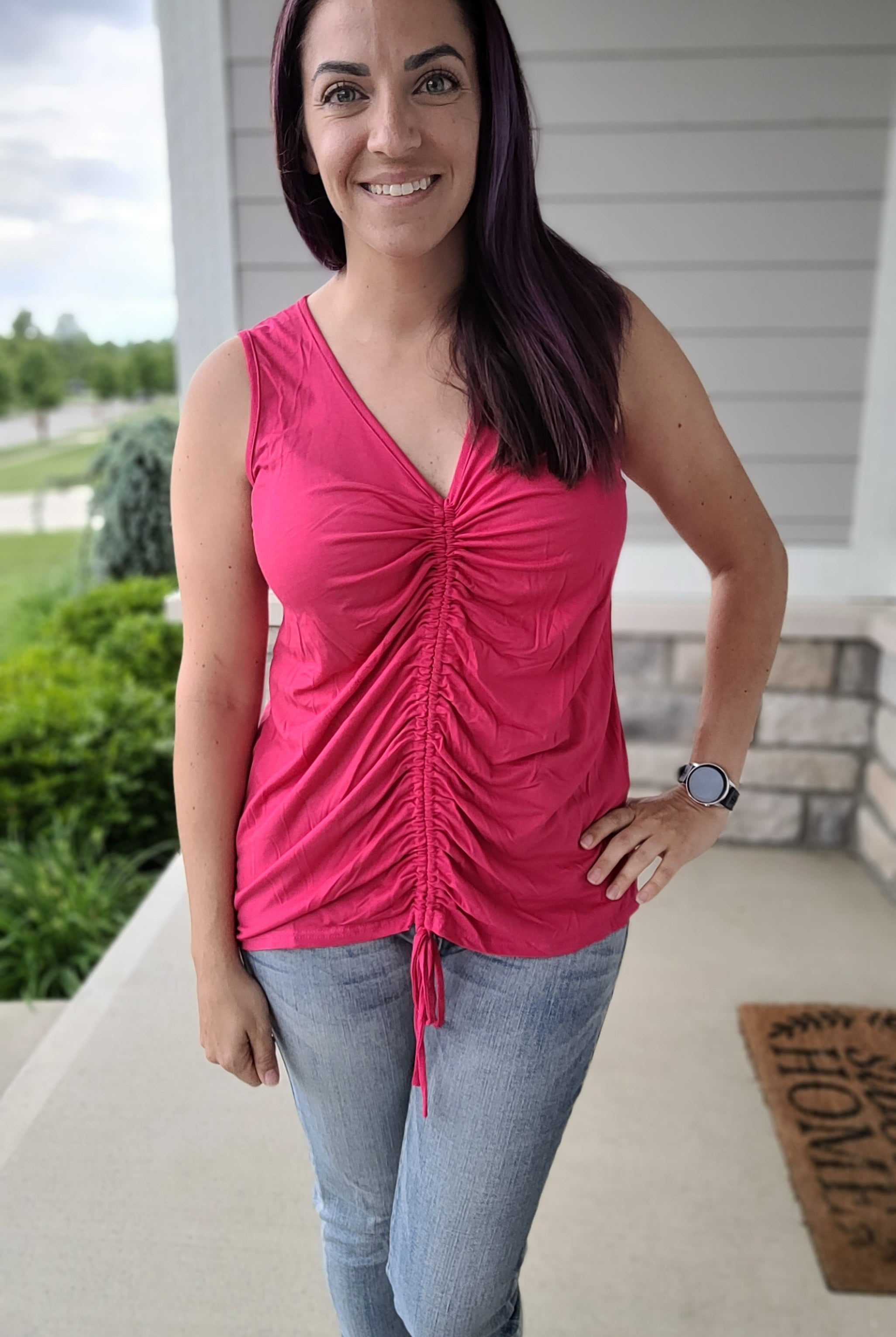 Shop Shine Bright Tank-Tank Top at Ruby Joy Boutique, a Women's Clothing Store in Pickerington, Ohio