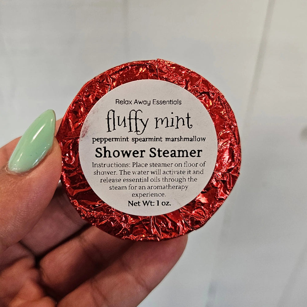 Shop Aromatherapy Shower Steamer Singles-Fluffy mint at Ruby Joy Boutique, a Women's Clothing Store in Pickerington, Ohio