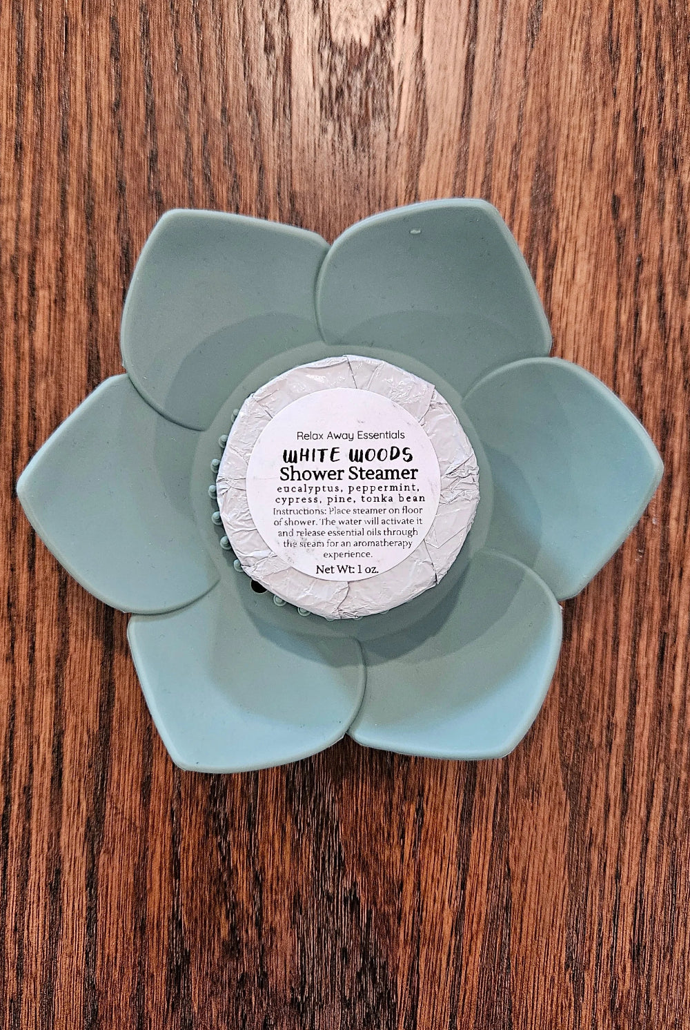 Shop Aromatherapy Shower Steamer Singles-White woods at Ruby Joy Boutique, a Women's Clothing Store in Pickerington, Ohio