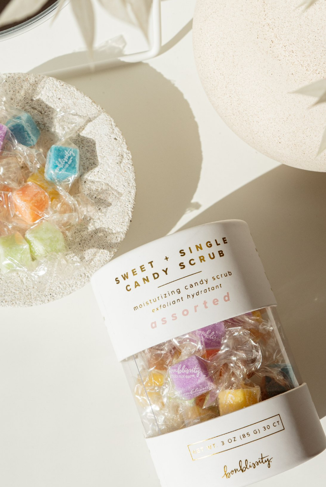 Shop Signature Sugar Cube Candy Scrub (30 pcs) - Assorted Scents-Soaps & Scrubs at Ruby Joy Boutique, a Women's Clothing Store in Pickerington, Ohio